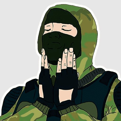 Masked figure in tactical gear